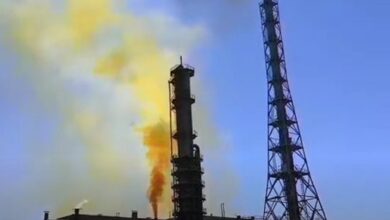 Гербаджийска фирма отрови Димитровград с оранжев дим след взрив (СНИМКИ)